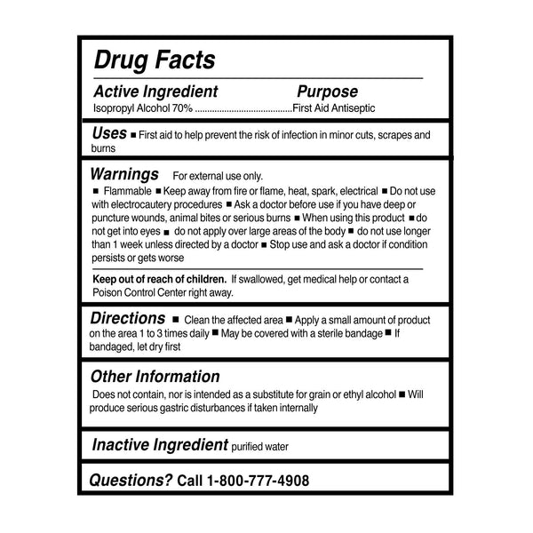 McKesson Brand Antiseptic Isopropyl Alcohol Topical Liquid 1 gal. Bottle (350600_CS) 4/CS