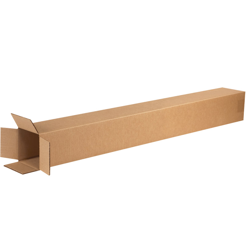 4 x 4 x 38" Tall Corrugated Boxes, Bundle Of 25 Bundle Of 25