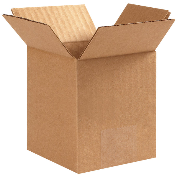 4 x 4 x 6" Corrugated Boxes, Bundle Of 25 Bundle Of 25