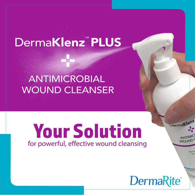 DermaKlenz™ Plus Wound Cleanser 8 oz. Spray Bottle NonSterile Antimicrobial (1256077_EA) 1/EA
