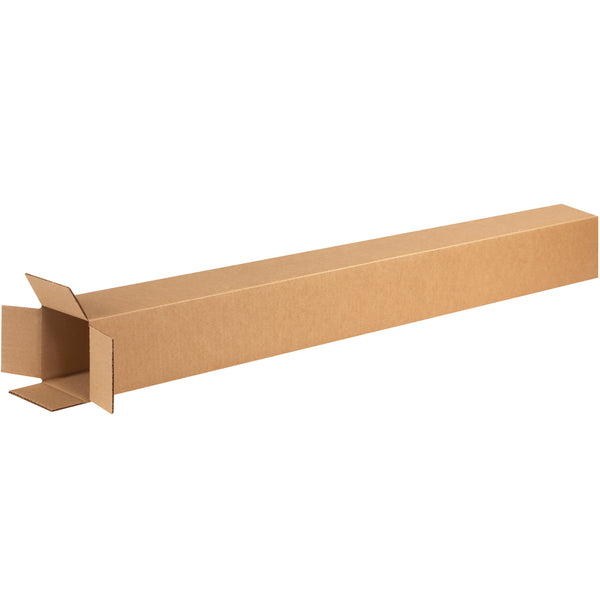 4 x 4 x 72" Tall Corrugated Boxes, Bundle Of 15 Bundle Of 15