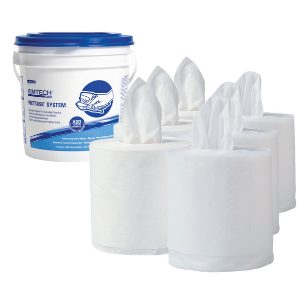 Kimtech Prep Wettask Task Wipe 90 Count Pail 12 X 12-1/2 Inch NonSterile Disposable (628836_CS) 6/CS