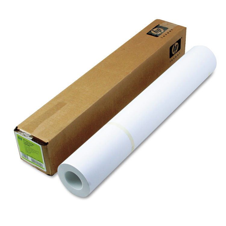 HP DesignJet Inkjet Large Format Paper, 6.6 mil, 24" x 100 ft, Coated White (HEWC6029C)