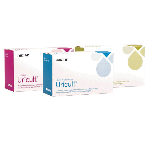 Uricult® Urinalysis Test Kit CLED / EMB 10 Tests CLIA Non-Waived (983836_BX) 10/BX