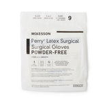 McKesson Perry® Surgical Glove Size 9 Sterile Latex Standard Cuff Length Smooth Cream Chemo Tested (1044710_CS) 200/CS