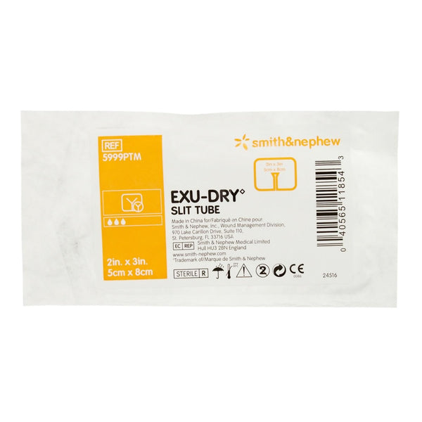 EXU-DRY Anti-Shear Super Absorbent Dressing 2 X 3 Inch Slit Tube (474300_EA) 1/EA