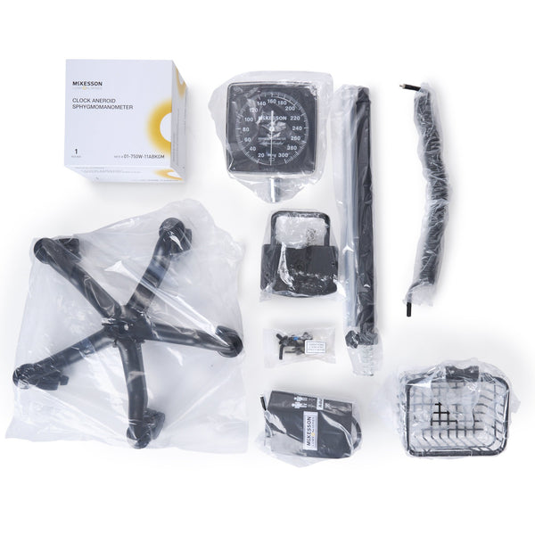 McKesson LUMEON™ Aneroid Sphygmomanometer Unit Adult Cuff Nylon Cuff 23 - 40 cm Mobile (1178037_BX) 1/BX