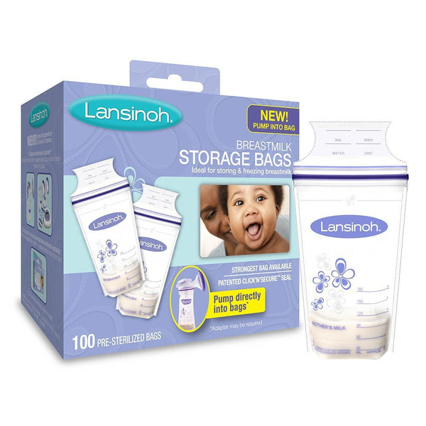 Lansinoh® Breast Milk Storage Bag 6 oz. (1083488_BX) 2/BX