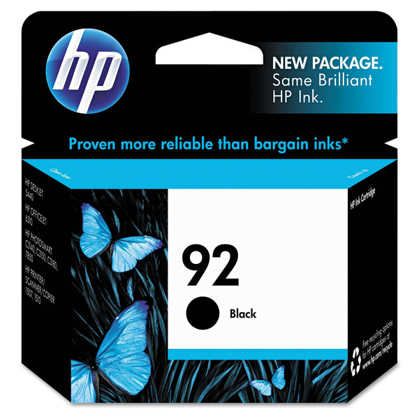 HP HP 92, (C9362WN) Black Original Ink Cartridge (HEWC9362WN)