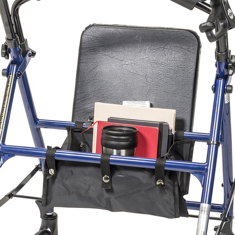 drive™ 4 Wheel Rollator Blue Adjustable Height / Folding Steel Frame (1196512_EA) 1/EA