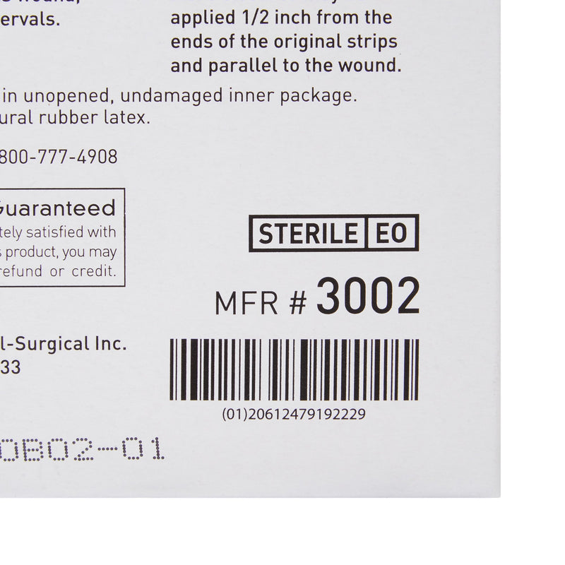 McKesson Skin Closure Strip 1/4 X 1-1/2 Inch Nonwoven Material Flexible Strip Tan (876301_BX) 50/BX