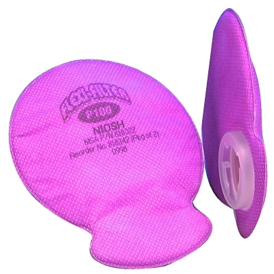 MSA Flexi-Filter® Pads for Advantage®Respirator, Particulates, P100, Megenta (454-818342) Each