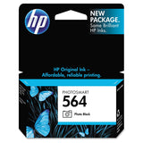 HP HP 564, (CB317WN) Photo Black Original Ink Cartridge (HEWCB317WN)