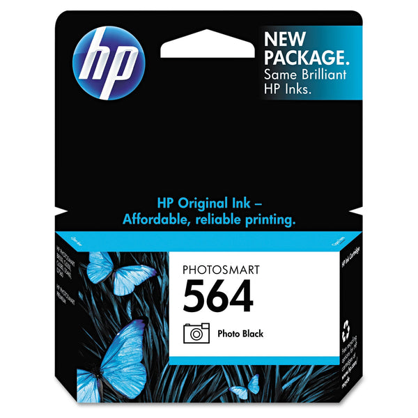 HP HP 564, (CB317WN) Photo Black Original Ink Cartridge (HEWCB317WN)