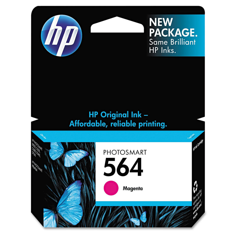 HP HP 564, (CB319WN) Magenta Original Ink Cartridge (HEWCB319WN)