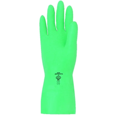 Mapa Professional StanSolv AF-18 Gloves, Flat Cuff, Flocked Lined, Size 10, Green (457-483420ZQK) 1 Bag