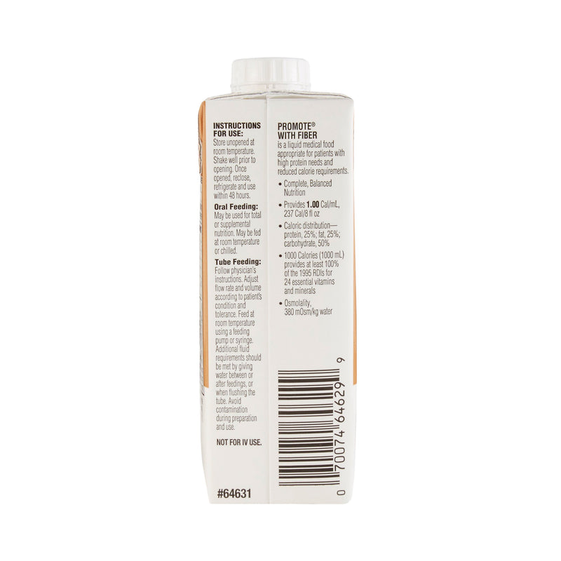 Promote™ with Fiber Oral Supplement Vanilla Flavor Liquid 8 oz. Carton (1048207_CS) 24/CS