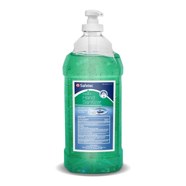 Safetec® Hand Sanitizer with Aloe 64 oz. Ethyl Alcohol Gel Pump Bottle (955560_EA) 1/EA