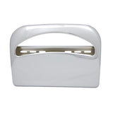 Hospeco® Health Gards® Half-Fold Toilet Seat Cover Dispenser, Chrome, 16.5"x11.5"x2" (HOS45C) Each