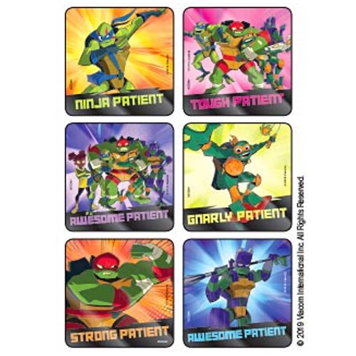 Kids Love Stickers® 75 per Pack Teenage Mutant Ninja Turtles Sticker 2-1/2 Inch (1175505_PK) 75/PK
