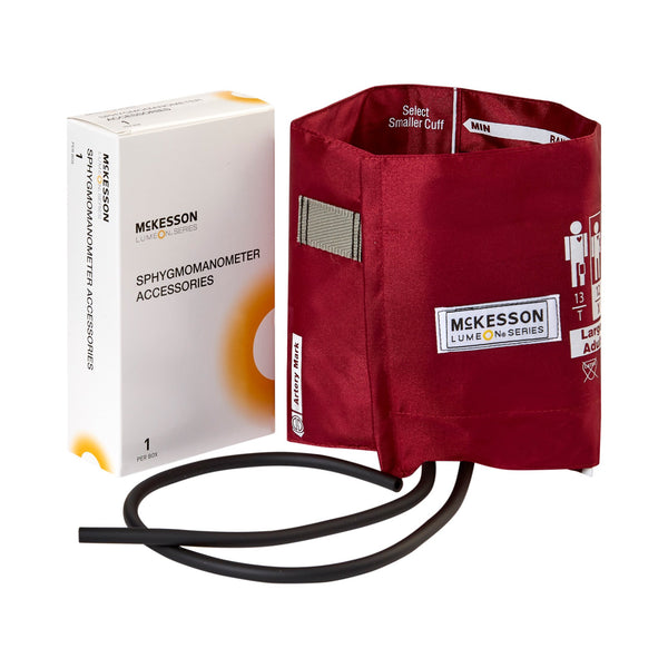 McKesson LUMEON™ Reusable Blood Pressure Cuff 34 to 50 cm Arm Nylon Cuff Large Adult Cuff (803204_BX) 1/BX