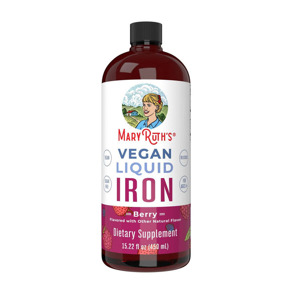 Mary Ruth's® Liquid Iron Dietary Supplement Iron 6 to 18 mg Strength Liquid 16 oz. Berry Flavor (1271764_EA) 1/EA