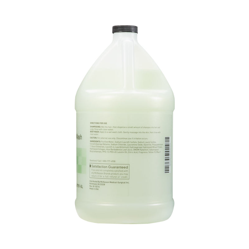 McKesson Shampoo and Body Wash 1 gal. Jug Cucumber Melon Scent (877021_EA) 1/EA