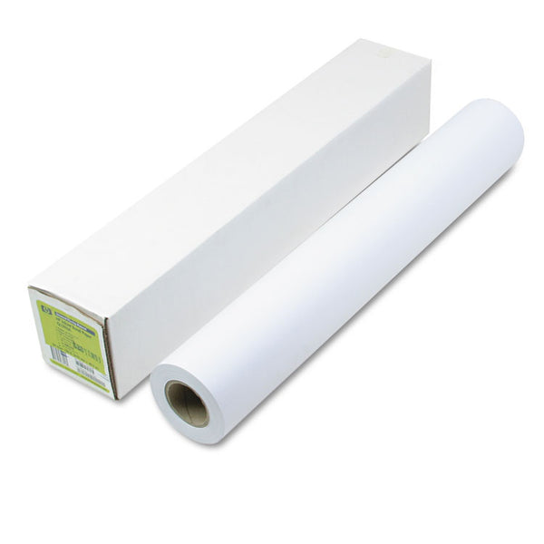 HP DesignJet Large Format Paper for Inkjet Prints, 4.2 mil, 24" x 150 ft, White (HEWQ1396A)