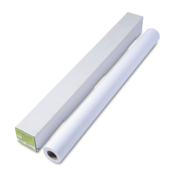 HP DesignJet Inkjet Large Format Paper, 6.1 mil, 42" x 100 ft, Coated White (HEWQ1414B)