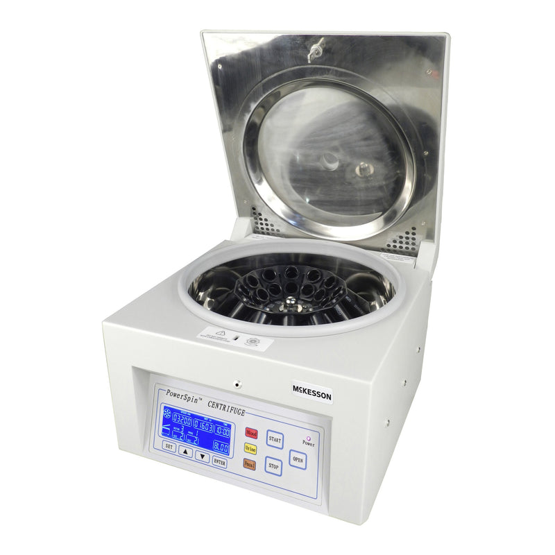 McKesson Fixed Angle Centrifuge 24 Place Fixed Angle Rotor Digital variable speed control with speed range from 500 RPM to 4,000 RPM (1047230_EA) 1/EA