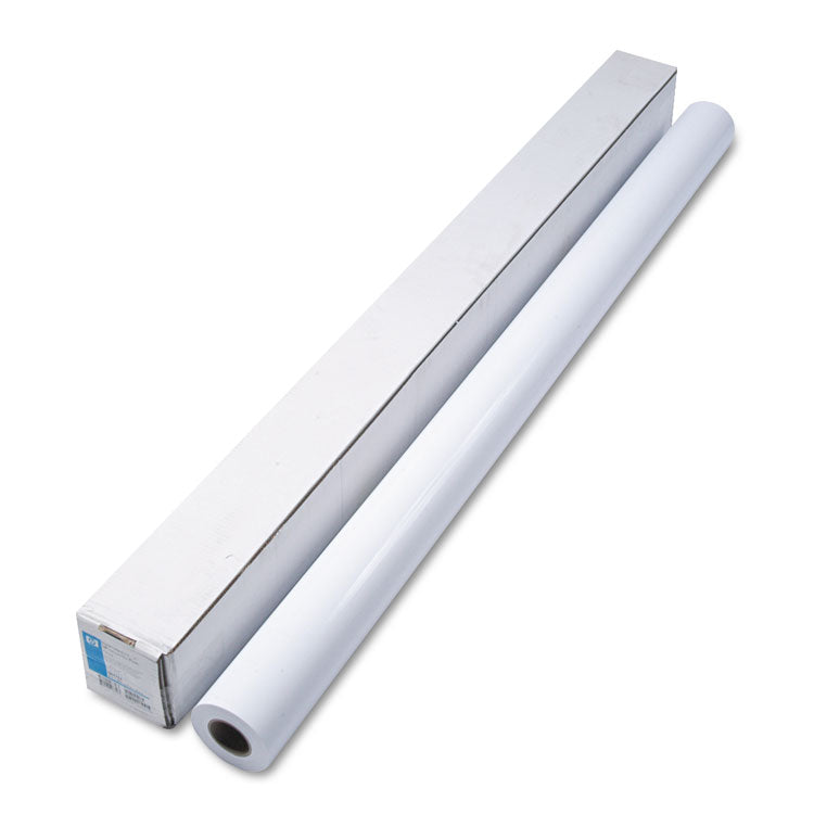 HP DesignJet Large Format Paper for Inkjet Prints, 7 mil, 60" x 100 ft, Gloss White (HEWQ6578A)