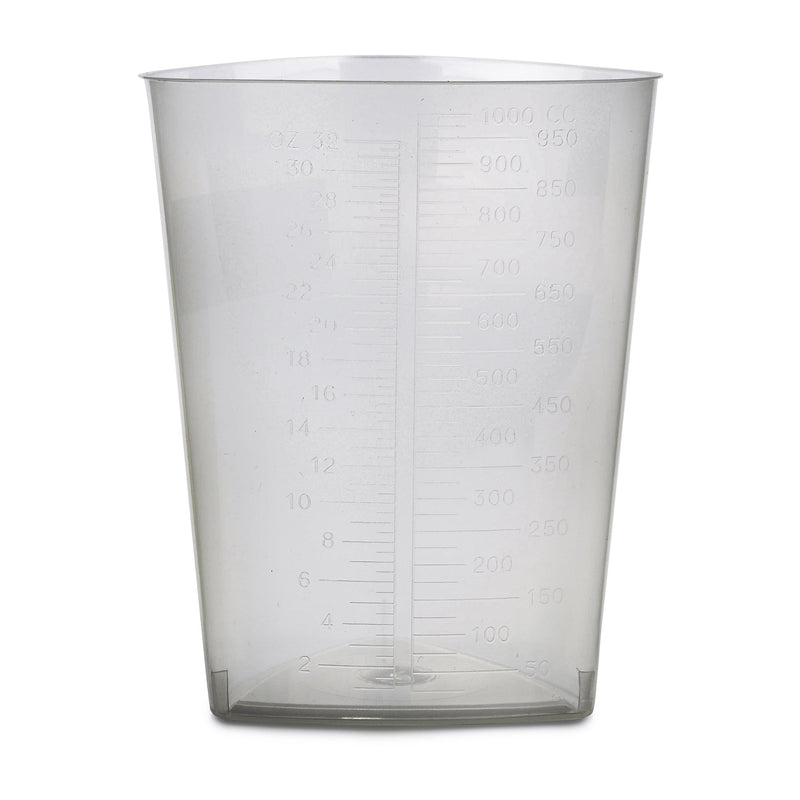 McKesson Graduated Container Triangular Polypropylene 1,000 mL (32 oz.) (641371_EA) 1/EA