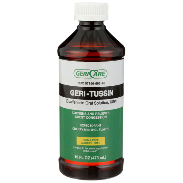 Geri-Care® Cold and Cough Relief 100 mg / 5 mL Strength Liquid 16 oz. (703056_CS) 12/CS