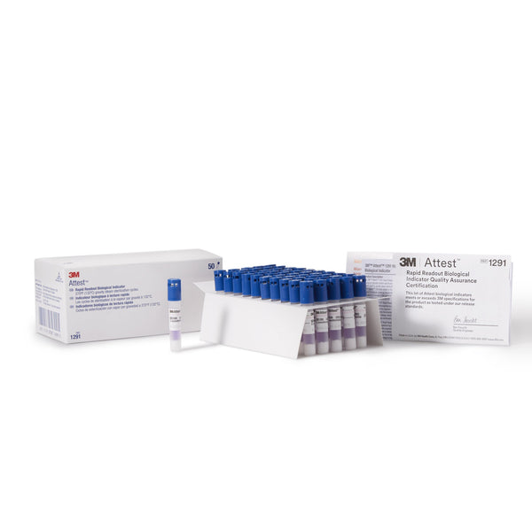 Attest™ Rapid Readout Sterilization Biological Indicator Vial Steam (196098_BX) 50/BX