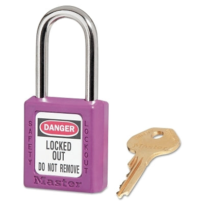 Master Lock Company 6 Pin Tumbler Purple Safety Lockout Padlock K.d. (470-410PRP) Box of 6