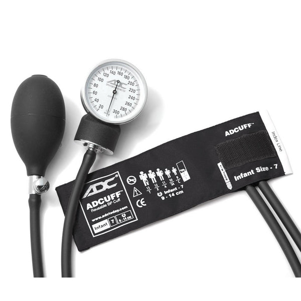 Prosphyg™760 Series Aneroid Sphygmomanometer Unit Infant Cuff Nylon Cuff 9 - 14 cm Pocket Aneroid (497344_EA) 1/EA