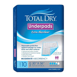 TotalDry™ Disposable Underpad 30 X 36 Inch Fluff / Polymer Heavy Absorbency (975701_BG) 10/BG