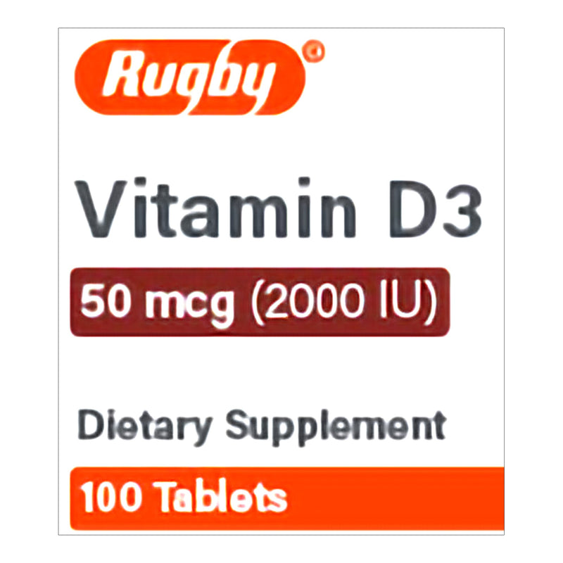 Major Pharmaceuticals Vitamin Supplement Vitamin D3 50 mcg Strength Tablet 100 per Bottle (1181365_BT) 1/BT