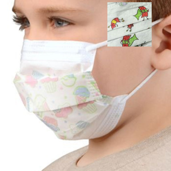 Cardinal Health™ Procedure Mask Not Rated Earloops Child Size (867785_BX) 1/BX