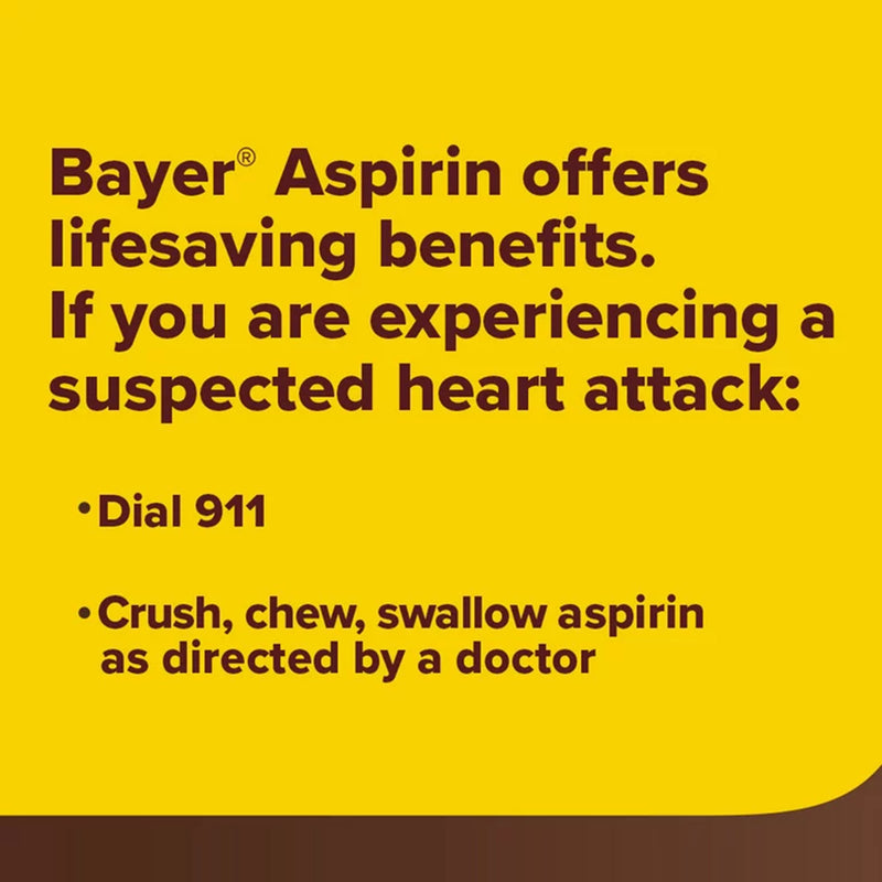 Bayer Pain Relief 81 mg Strength Aspirin Tablet (1229967_BT) 1/BT
