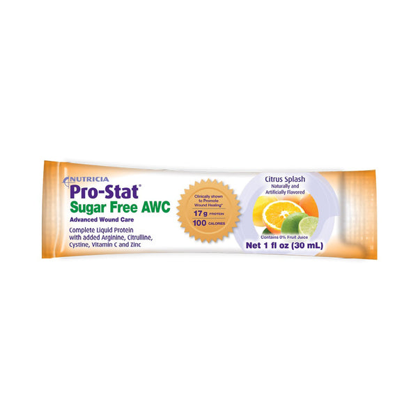 Pro-Stat® AWC Oral Supplement Citrus Splash Flavor Liquid 1 oz. Individual Packet (785548_CS) 96/CS