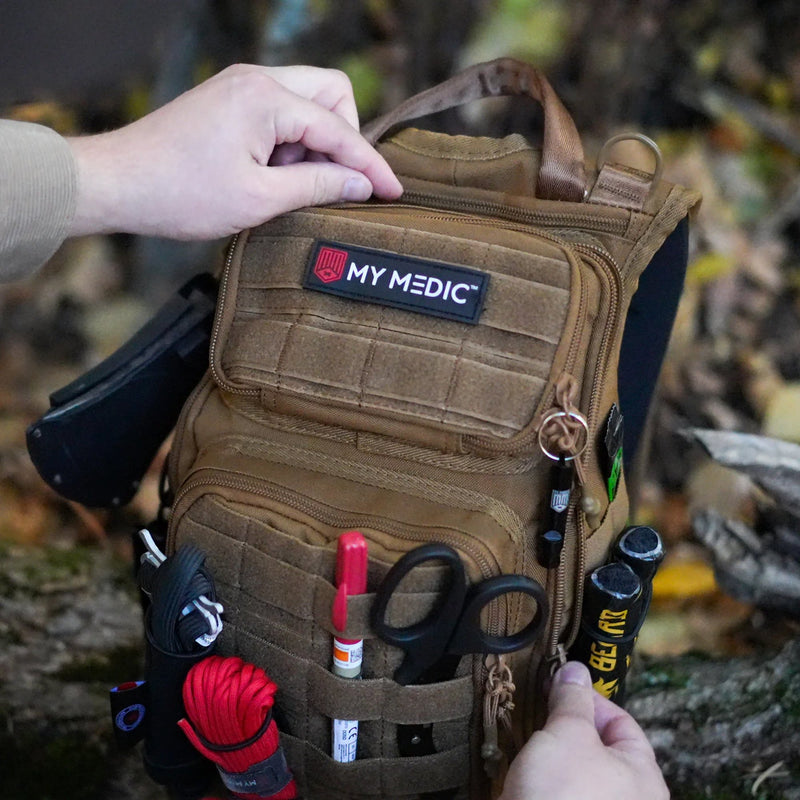 My Medic™ RECON Pro First Aid Kit Red Nylon Backpack (1207724_EA) 1/EA