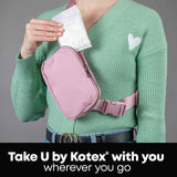 U by Kotex® Balance Feminine Pad Ultra Thin with Wings Regular Absorbency (1224718_PK) 18/PK