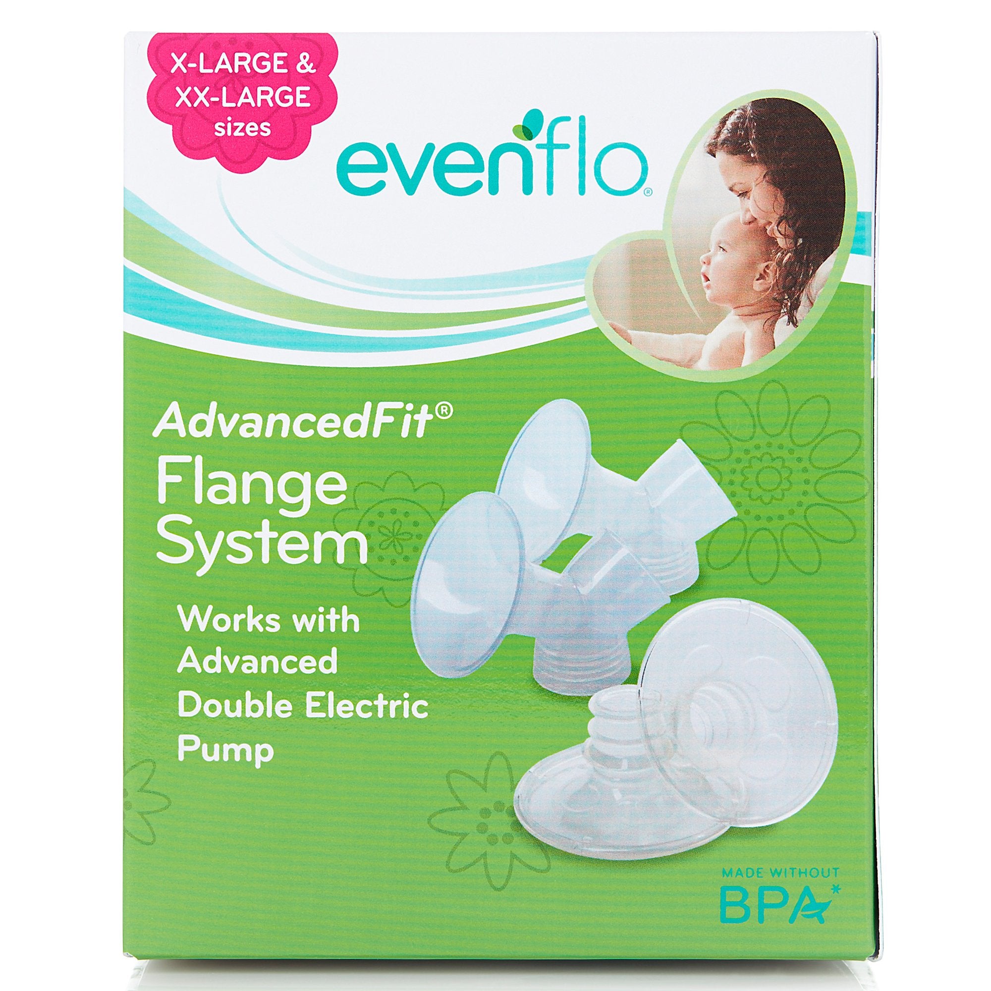 Evenflo AdvancedFit™ Flange System For Evenflo Advanced Double Electri ...