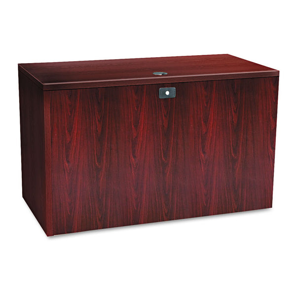 HON 10500 Series L Workstation Return, 3/4 Height Right Ped, 48w x 24d, Mahogany (HON10515RNN)