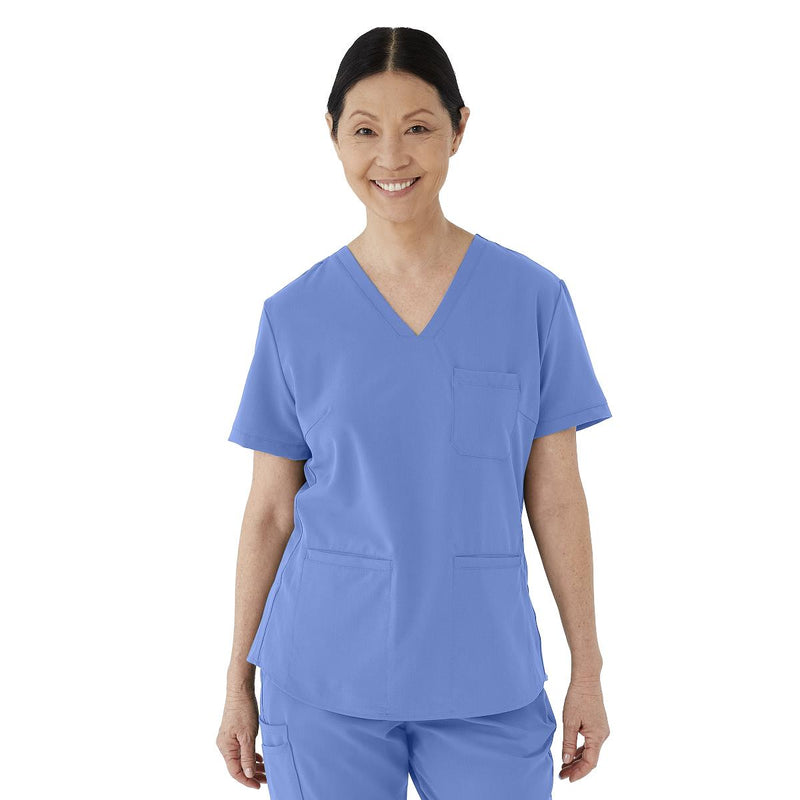 Lex AVE Women's Scrub Top, Ceil Blue, Size M, 1/EA  (4802CBLM) Each