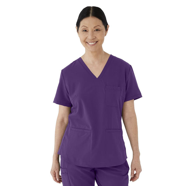 Lex AVE Women's Scrub Top, Regal Purple, Size M, 1/EA  (4802RPLM) Each