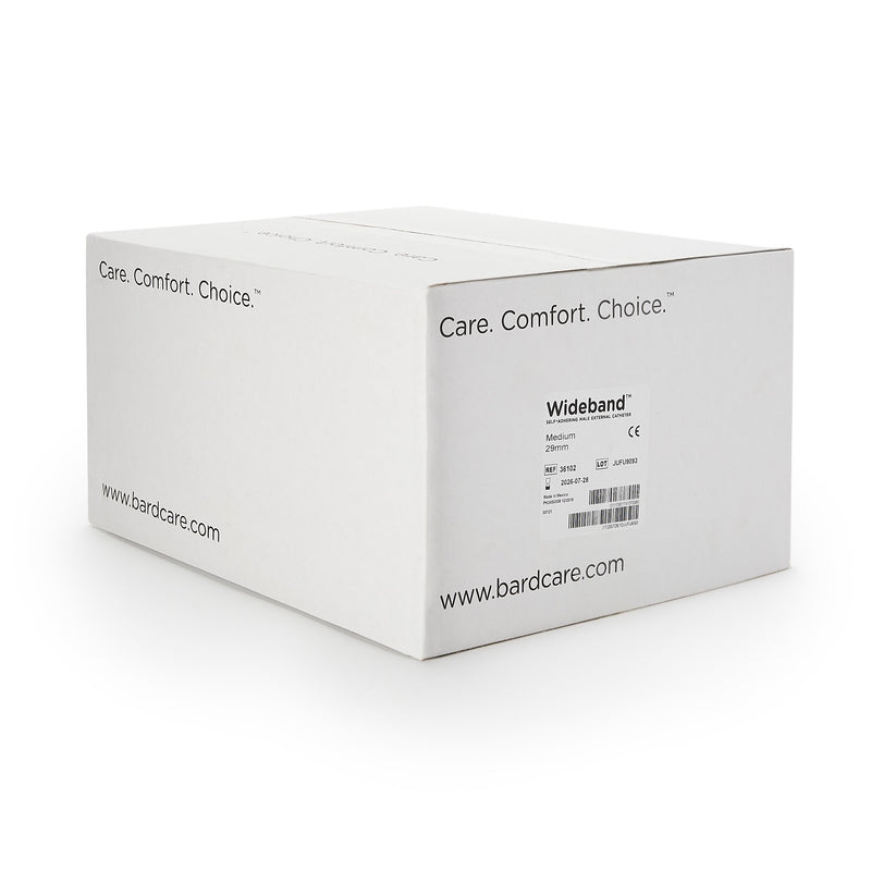 Wide Band® Male External Catheter Self-Adhesive Band Silicone Medium (334732_EA) 1/EA