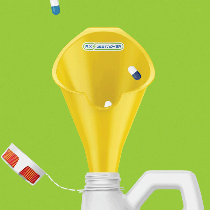 Rx Destroyer™ Drug Disposal System Funnel 1 lb. Carton Weight (883252_EA) 1/EA