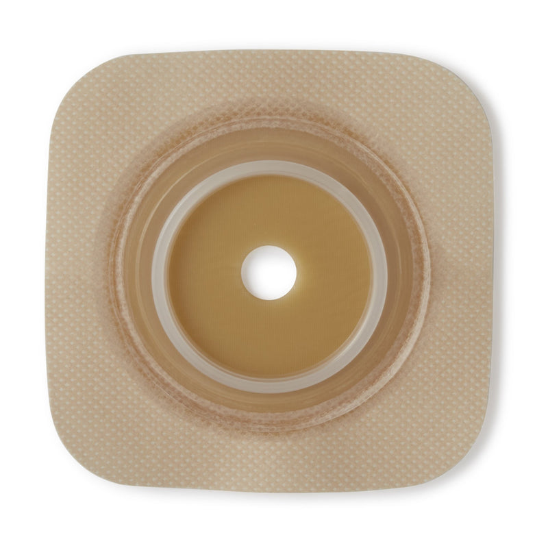 Sur-Fit Natura® Ostomy Barrier Trim to Fit, Extended Wear Durahesive® Adhesive 45 mm Flange Hydrocolloid 1 to 1-1/4 Inch Opening 4 X 4 Inch (461920_EA) 1/EA